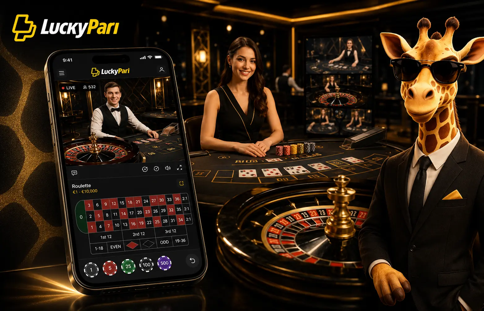 LuckyPari Live casino